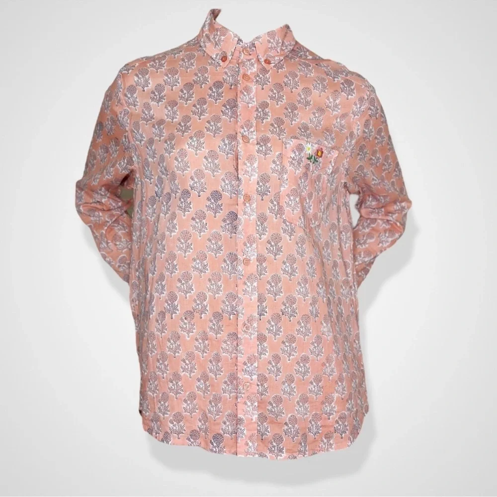 EMERSON FRY Ryan Shirt - Little Marigolds Apple Organic